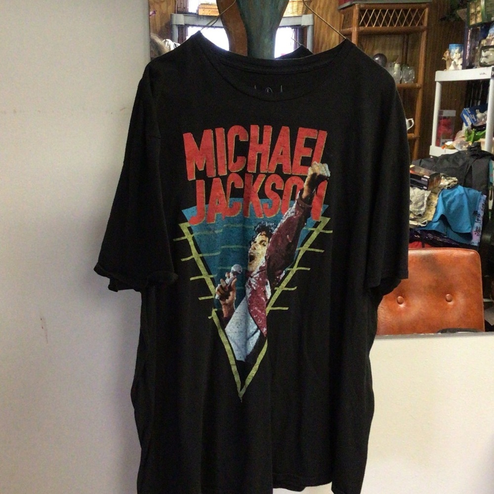 Michael Jackson Black Graphic T-Shirt